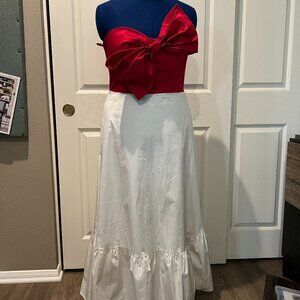 NWT Hutch (Anthropologie) Bow-Tie Maxi Dress - Size 14